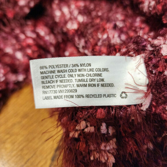 NWT Knox Rose Cowl Neck Sweater, Burgundy, Size Small - Picture 7 of 7